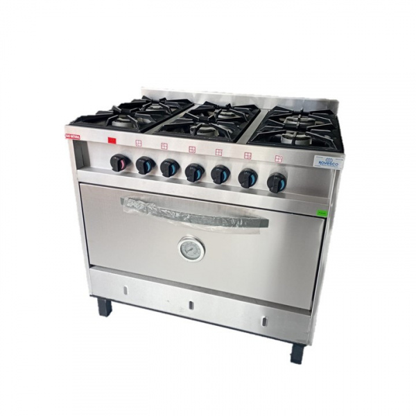 Cocina Rovesco 6 hornallas 90cm